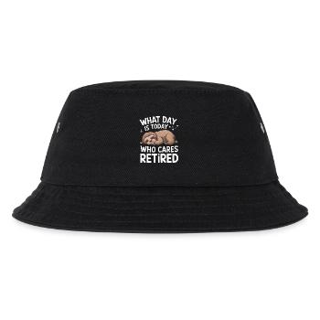 Rentner Ruhestand Rente Pensionierung - Kinder Bucket Hat - Schwarz - Vorne
