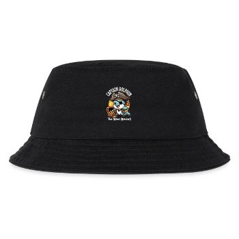 Welle Raubtier Piratendelfin - Kinder Bucket Hat - Schwarz - Vorne
