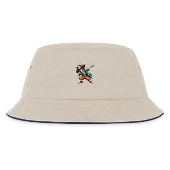 Carnaval Pirate Squelette Dabbing Chapeau Pirate Alaaf - Bob Enfant - blanc cassé/bleu marine - Devant