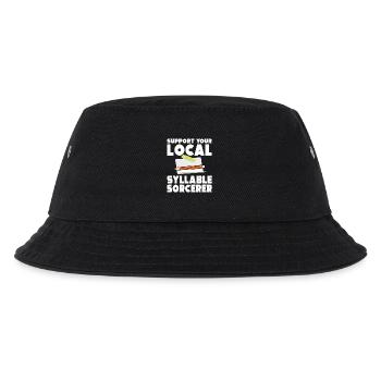 Syllable Magician Poetry Slam - Kids’ Bucket Hat - black - Front