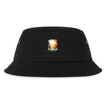 Impressive landscape art in powerful - Kids’ Bucket Hat - black - Front