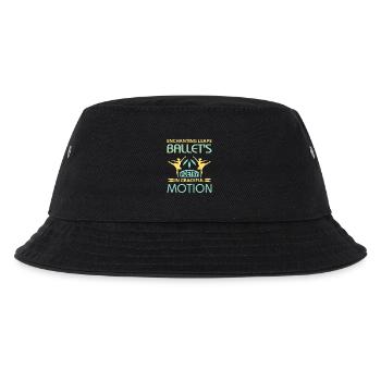 Ballerina Ballett mädchen - Kinder Bucket Hat - Schwarz - Vorne