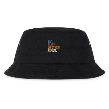 Eat Sleep Lindy Hop Repeat for Swing Dancers - Kids’ Bucket Hat - black - Front