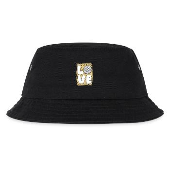Golfspieler Golf - Kinder Bucket Hat - Schwarz - Vorne