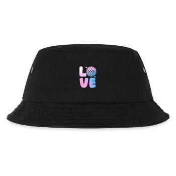 Golfspieler Golf - Kinder Bucket Hat - Schwarz - Vorne
