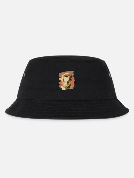 Labrador - Kinder Bucket Hat - Schwarz