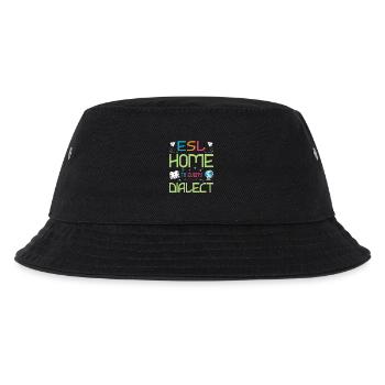ESL-Lehrer ESL Unterricht - Kinder Bucket Hat - Schwarz - Vorne