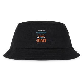 ESL-Lehrer ESL Unterricht - Kinder Bucket Hat - Schwarz - Vorne