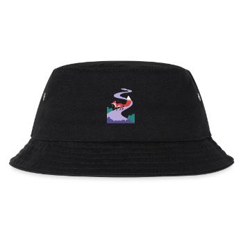 Fuchs Auf Magischem Pfad der Fantasieflucht - Kinder Bucket Hat - Schwarz - Vorne