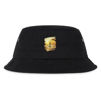Stand-up paddle SUP - Kids’ Bucket Hat - black - Front