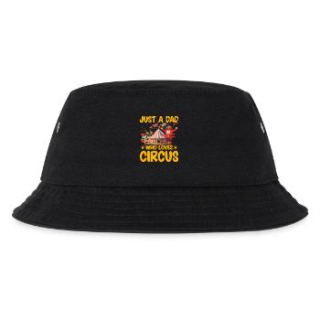 Nur ein Vater, der Zirkus liebt - Kinder Bucket Hat - Schwarz - Vorne
