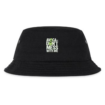 Avocado Lover: Vegan Vegetarian Fun - Kids’ Bucket Hat - black - Front