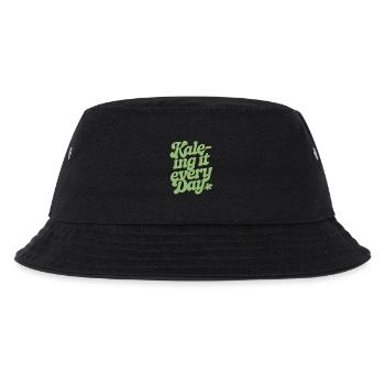 Kale-ing It Every Day Vegan Vegetarian - Kids’ Bucket Hat - black - Front