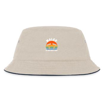Master Painter Journeyman Painter - Kids’ Bucket Hat - ecru/navy - Front