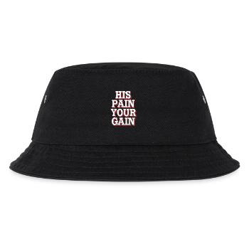 His Pain Your Gain 2 - Kinder Bucket Hat - Schwarz - Vorne