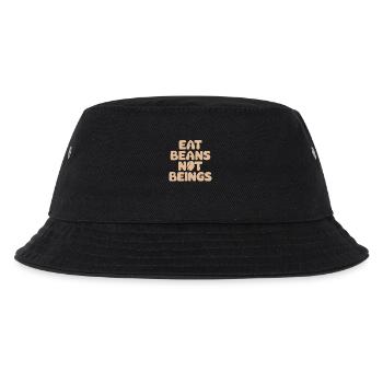 Vegan Vegetarier: Iss Bohnen, Nicht Wesen - Kinder Bucket Hat - Schwarz - Vorne
