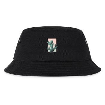 Kaktus - Kinder Bucket Hat - Schwarz - Vorne