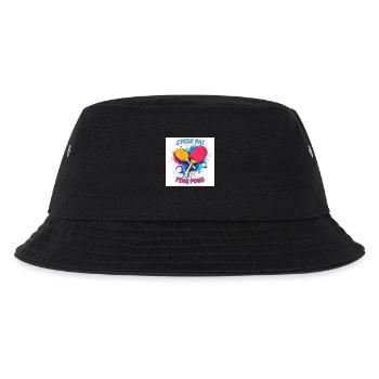 Colorful Ping Pong Unleashed - Kids’ Bucket Hat - black - Front