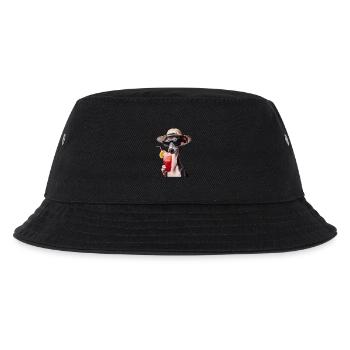 Windhund - Kinder Bucket Hat - Schwarz - Vorne