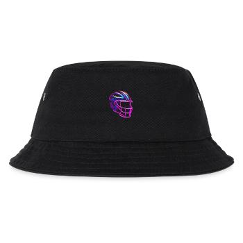Lacrosse Helmet Synthwave - Kids’ Bucket Hat - black - Front
