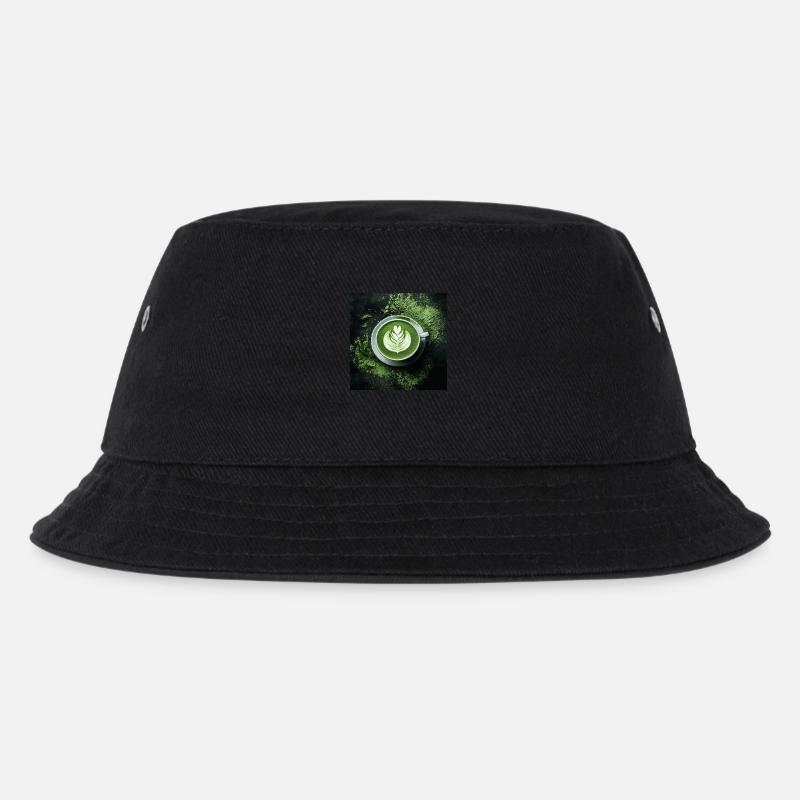 Matcha - Kinder Bucket Hat - Schwarz