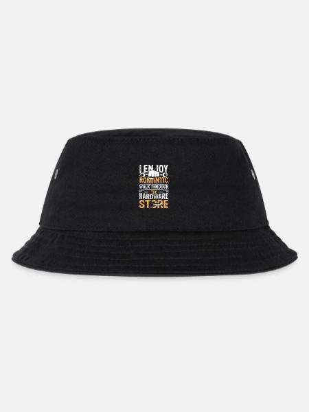 Romantic walk through hardware store - Kinder Bucket Hat - Schwarz