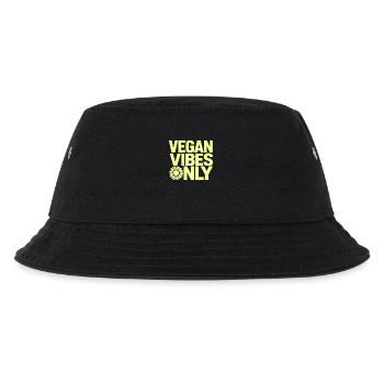 Vegan Vibes Only for vegans and vegetarians - Kids’ Bucket Hat - black - Front