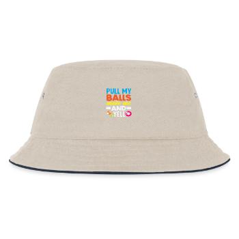 Joueur de bingo Dicton drôle - Bob Enfant - blanc cassé/bleu marine - Devant