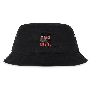 Just A Girl Who Loves Wieners - Kids’ Bucket Hat - black - Front