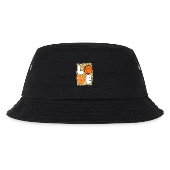 Basketballspieler Basketball - Kinder Bucket Hat - Schwarz - Vorne