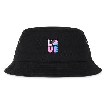 Basketballspieler Basketball - Kinder Bucket Hat - Schwarz - Vorne