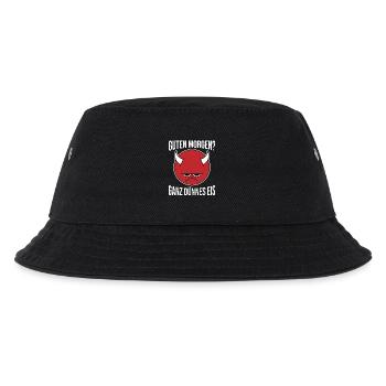 Bad Morning Artboard 1 - Kids’ Bucket Hat - black - Front