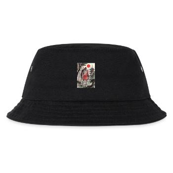 Samurai - Kinder Bucket Hat - Schwarz - Vorne