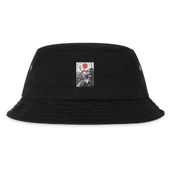 Samurai - Kinder Bucket Hat - Schwarz - Vorne