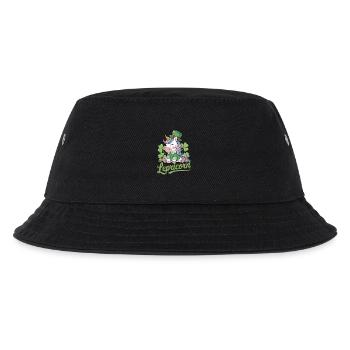 Lepricorn St. Patrick's Day Magische Vibes - Kinder Bucket Hat - Schwarz - Vorne