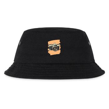 Kamera Fotograf Foto - Kinder Bucket Hat - Schwarz - Vorne