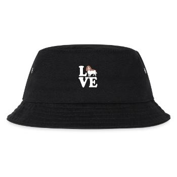 Springer Spaniel Hund - Kinder Bucket Hat - Schwarz - Vorne
