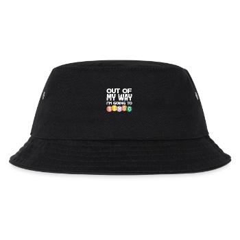 Out of the Way I'm Going to Bingo - Kids’ Bucket Hat - black - Front