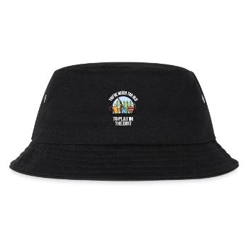 Garden Gardener Gardener Raised Bed Flowers Plants - Kids’ Bucket Hat - black - Front