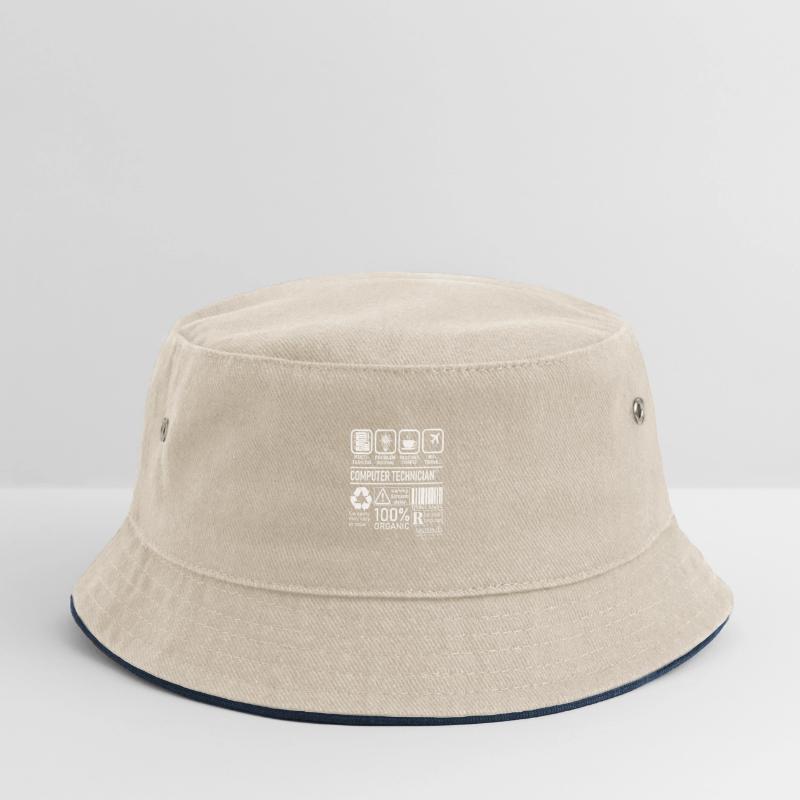Computer Technician multi tasking problem solving Kinder Bucket Hat