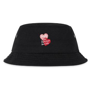 Family is where life begins - Kids’ Bucket Hat - black - Front