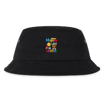 Lustiger Schulabschluss Spruch - Kinder Bucket Hat - Schwarz - Vorne