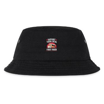 Snack Food Truck - Kids’ Bucket Hat - black - Front