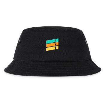 Angler Angeln - Kinder Bucket Hat - Schwarz - Vorne