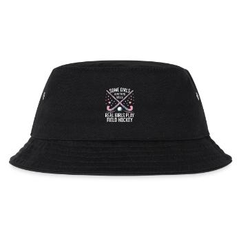 Feldhockey Spruch Sport Lustig Feldhockey Geschenk - Kinder Bucket Hat - Schwarz - Vorne