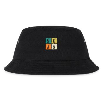 Angler Angeln - Kinder Bucket Hat - Schwarz - Vorne