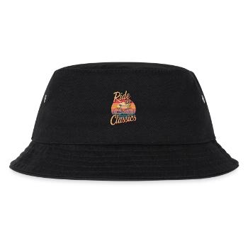 Ride The Classics für einen Rennradfahrer - Kinder Bucket Hat - Schwarz - Vorne