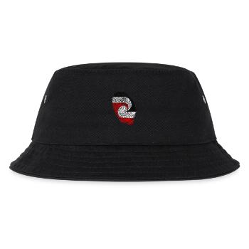 Fingerabdrücke der Maori-Flagge - Kinder Bucket Hat - Schwarz - Vorne