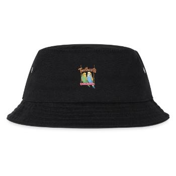 Tweethearts Sittiche Illustration Liebevolle - Kinder Bucket Hat - Schwarz - Vorne