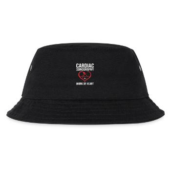 Kardiogramm Kardiographie Sonographie Ultraschall - Kinder Bucket Hat - Schwarz - Vorne